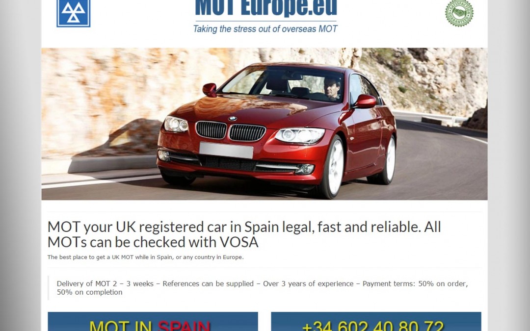 MOTEurope.eu – MOT UK Vehicles in Spain and Europe