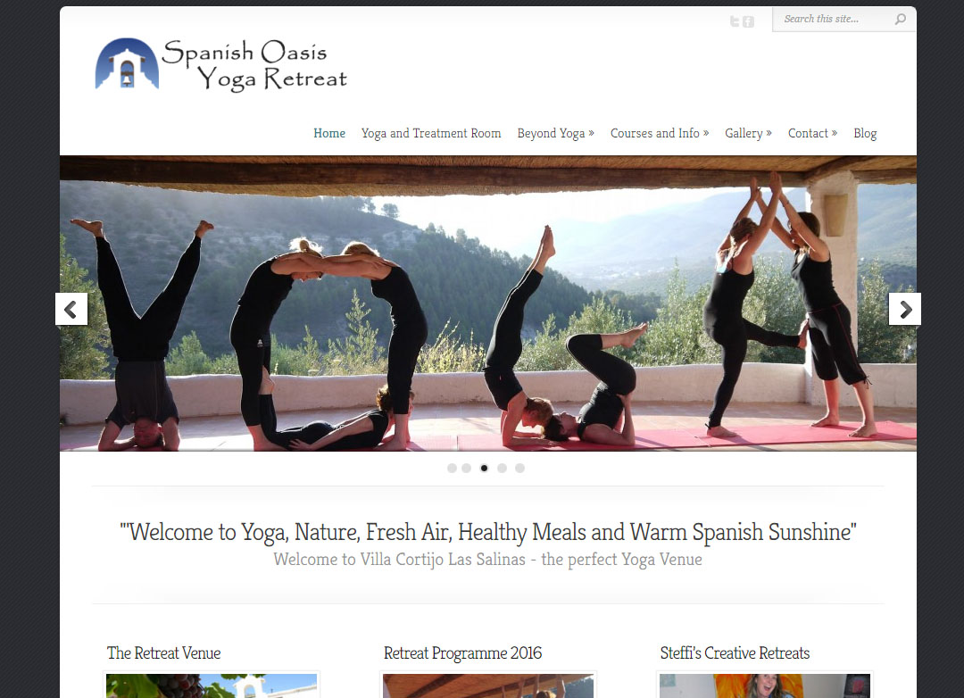 yoga retreat spain